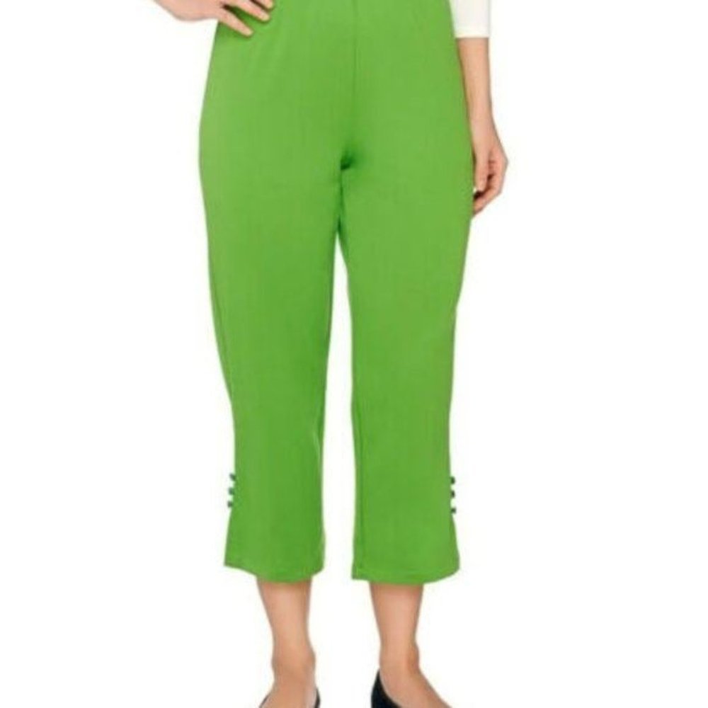 NWT BOB MACKIE CROP PANTS KNIT
